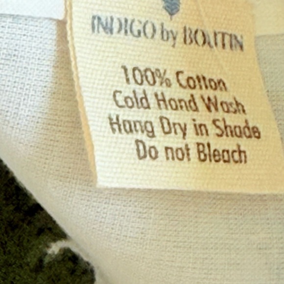 Indigo by boutin The poppy floral midi dress short puff sleeves size M - Picture 5 of 13